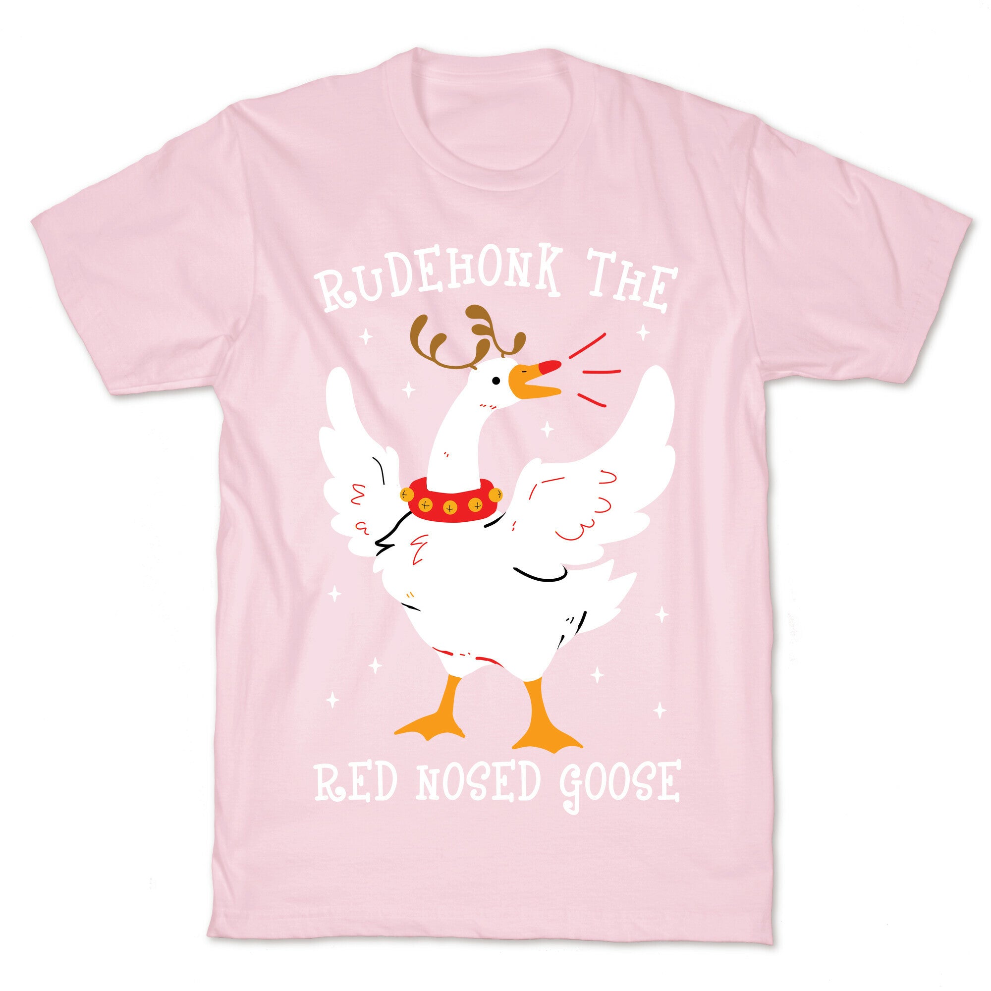 Rudehonk The Red Nosed Goose T-Shirt
